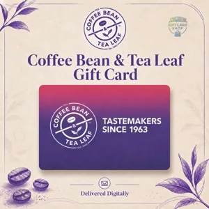 $56.55 (3x$18.85) Coffee Bean & Tea Leaf Gift Card Instant Auto Delivery