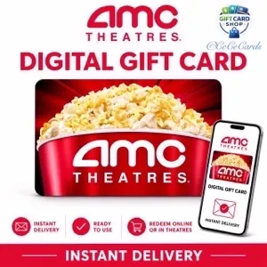 $100.00 AMC Theatres Gift Card Bundle - Instant Auto Delivery