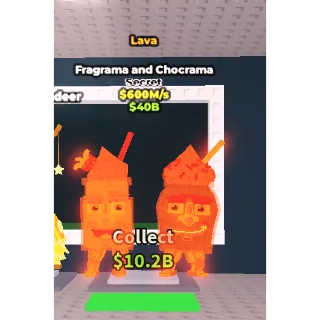 Fragrama and Chocrama - 600m/s lava