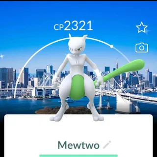 LVL 50 Shiny MewTwo Tokyo Background