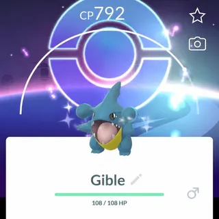3 X Gible Shundo With Background 