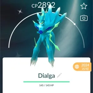 LVL 50 Shiny Origin Dialga With ROT