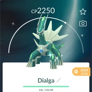 LVL 50 Shiny Normal Dialga