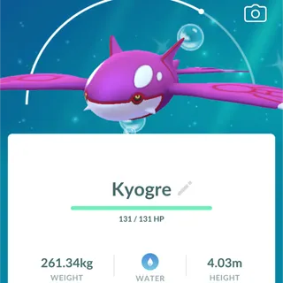 LVL 50 Kyogre