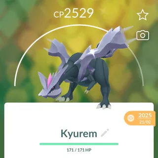 LVL 50 Shiny Kyurem with glaciate