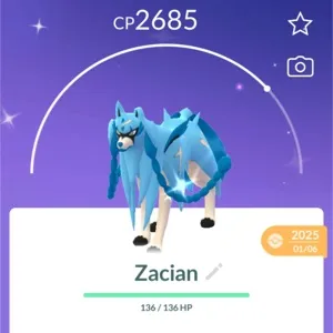 LVL  50 Shiny Zacian