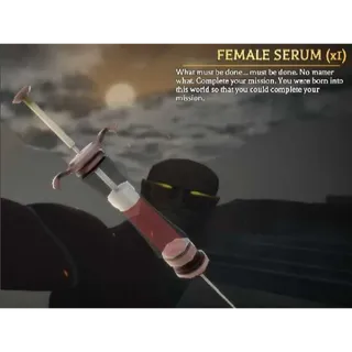 1x Female Serum Attack On Titan Revolution