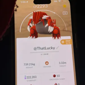 Lucky Groudon