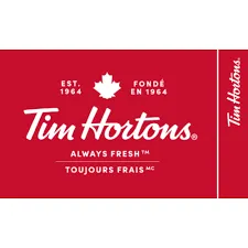 Tim Hortons $25.00 CAD 