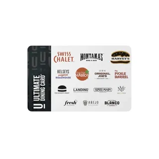 $50.00 CAD Ultimate dining Gift Card