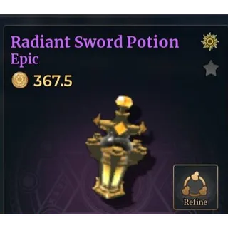 Epic Radiant Sword Potion SS