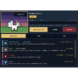 Nine Tails | Mythic Pet | Pixel Lineage