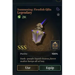 Fiendish Qilin SSS | Wizard Alchemy