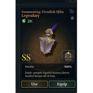 Fiendish Qilin SS 100% Purity | Wizard Alchemy | Fast Delivery