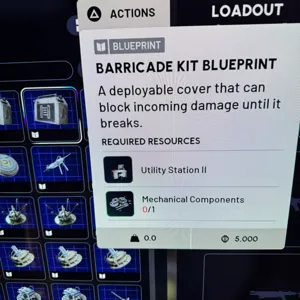 Barricade Blueprint