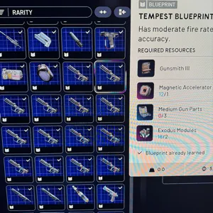 tempest blueprint