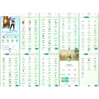 Level 70 starter account Pokemon go 
