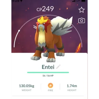 Pokemon GO – Legendary Entei for Sell