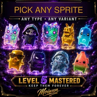 Fortnite Pick Any Sprite | Level 5 Mastered | Keep Forever
