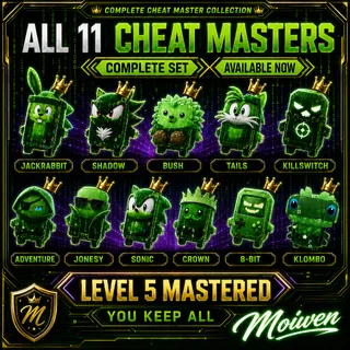 ALL 11 CHEAT MASTER SPRITES | COMPLETE SET | AVAILABLE NOW | LVL 5 | KEEP ALL