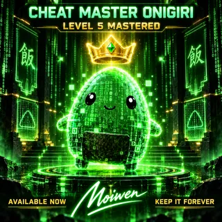 CHEAT MASTER ONIGIRI SPRITE | LEVEL 5 MASTERED | AVAILABLE NOW | KEEP FOREVER