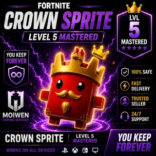 Crown Sprite | Level 5 Mastered | You Keep Forever