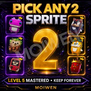 Pick Any 2 Sprites | Level 5 Mastered | Keep Forever