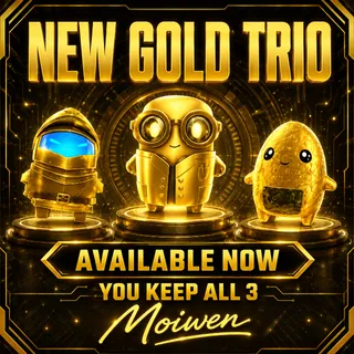 GOLD SPRITES TRIO | OVERSHIELD + X-RAY + ONIGIRI | AVAILABLE NOW