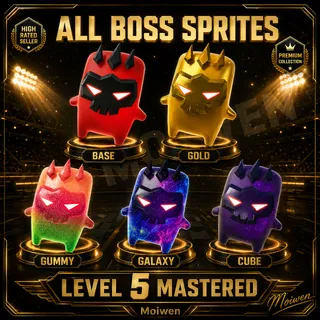 Fortnite All 5 Boss Sprites Level 5 Mastered Bundle