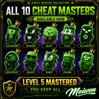 ALL 10 CHEAT MASTER SPRITES | AVAILABLE NOW | LEVEL 5 | YOU KEEP ALL