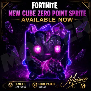 NEW Fortnite Cube Zero Point Sprite Level 5 Mastered — Available Now