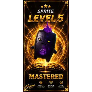 CUBE FIRE SPRITE lvl 5 AVAILABLE FAST DELIVERY