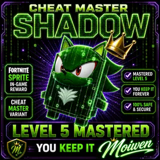 Cheat Master Shadow Sprite | Level 5 Mastered | YOU KEEP IT