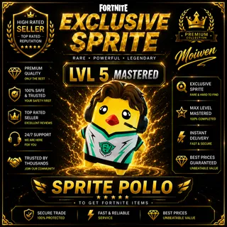 Sprite Pollo lvl5 Mastered - Fast Delivery
