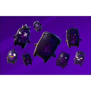 Fortnite All 8 lvl5 Cube sprite AVAILABLE NOW PUNK FIRE DREAM EARTH BATMAN GRIM FISHY BOSS