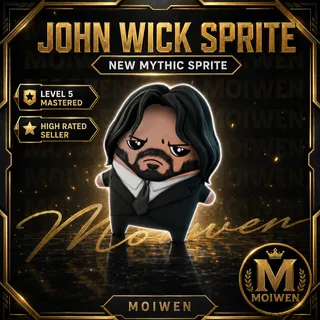 Fortnite NEW John Wick Sprite | Mythic Lvl 5 Mastered | Available Now