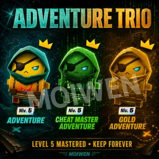 Adventure Trio Sprite Set | Level 5 Mastered | Keep Forever