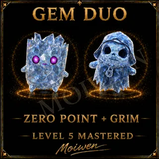 Fortnite NEW Gem Zero Point + Gem Grim Duo | Level 5 Mastered – Available Now