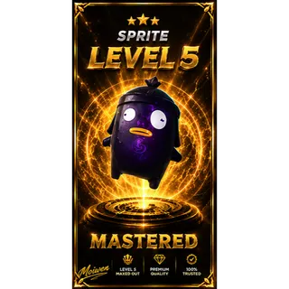 CUBE FISHY lvl 5  SPRITE AVAILABLE FAST DELIVERY