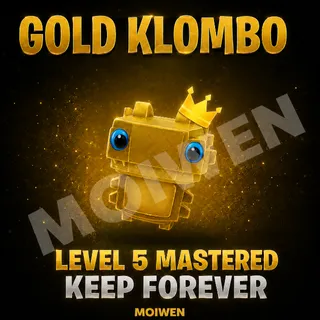 Gold Klombo Sprite | Level 5 Mastered | Keep Forever