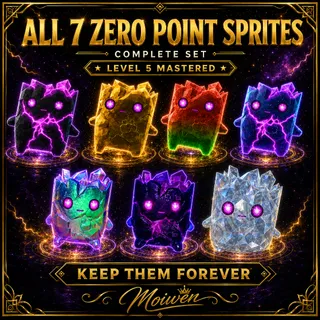 Fortnite All 7 Zero Point Sprites | Level 5 Mastered Full Set