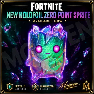 NEW Fortnite Holofoil Zero Point Sprite Level 5 Mastered — Available Now