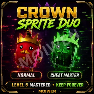 Crown Sprite Duo | Normal + Cheat Master | Level 5 Mastered