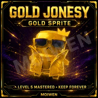 Gold Jonesy Sprite | Level 5 Mastered | Keep Forever