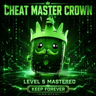 Cheat Master Crown Sprite | Level 5 Mastered | Keep Forever