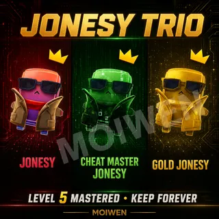 Jonesy Trio Sprite Set | Level 5 Mastered | Keep Forever