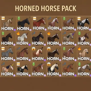 WHI - HORNED HORSE BUNDLE