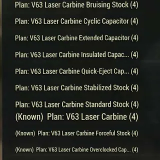 V63 Laser Carbine Plans