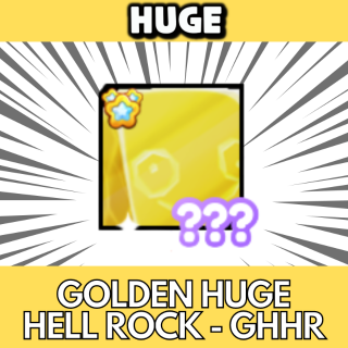 Pet Simulator News on X: Golden Huge Hell Rock RAP just dropped