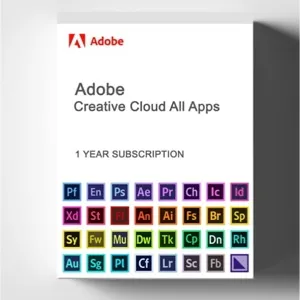 Adobe creative cloud 1 year original Account (invoce included)